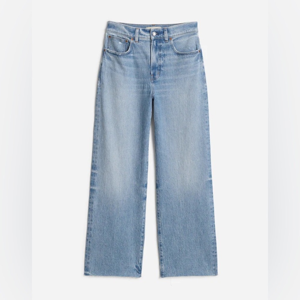 NWT Madewell The Perfect Vintage Wide-Leg Crop Jean Size 24